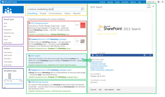 introducing sharepoint 2013 search result types and display templates