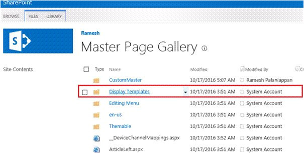 steps to create custom display templates in sharepoint 2013