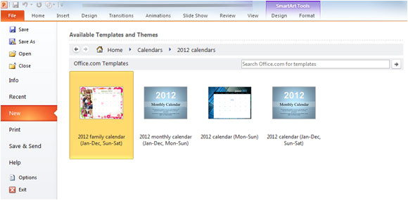 creating powerpoint templates 2010 how to create a calendar in powerpoint 2010 template