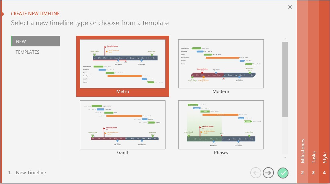 Creating A Template In Powerpoint 2010 Office Timeline 2010 Add In for Powerpoint 2010