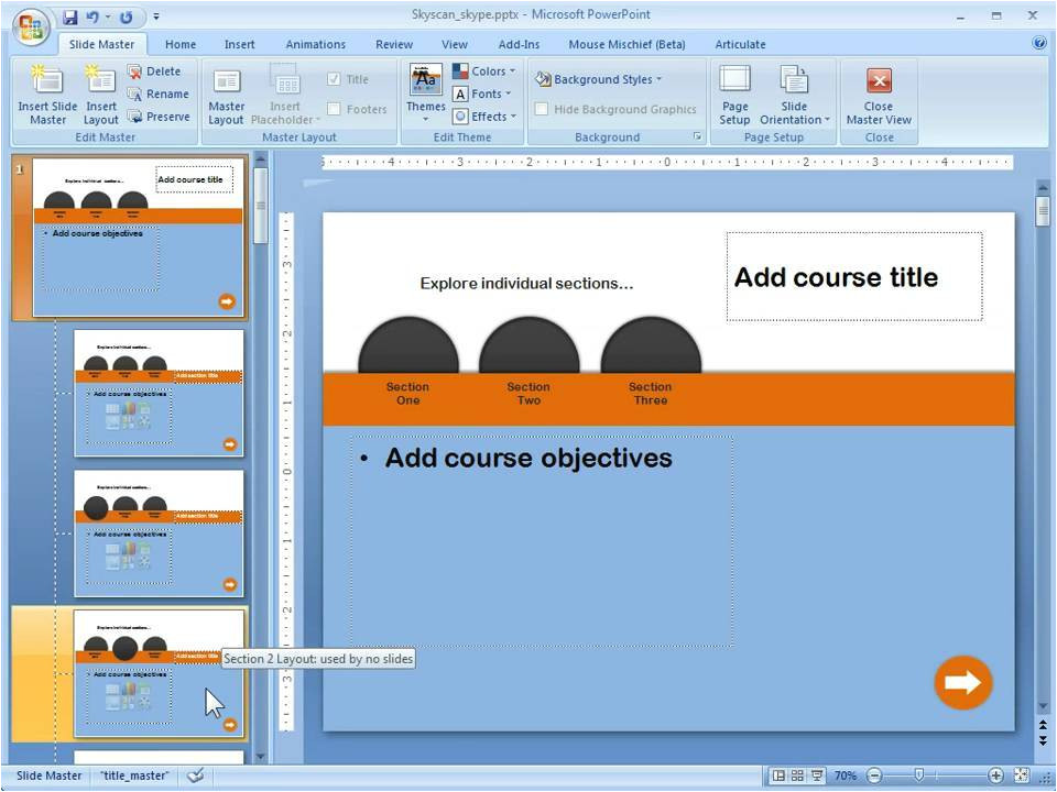how to create custom powerpoint elearning templates