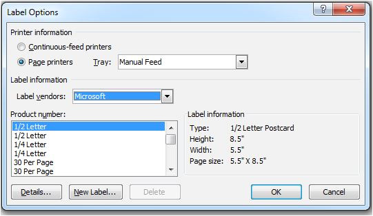 how to create a microsoft word label template