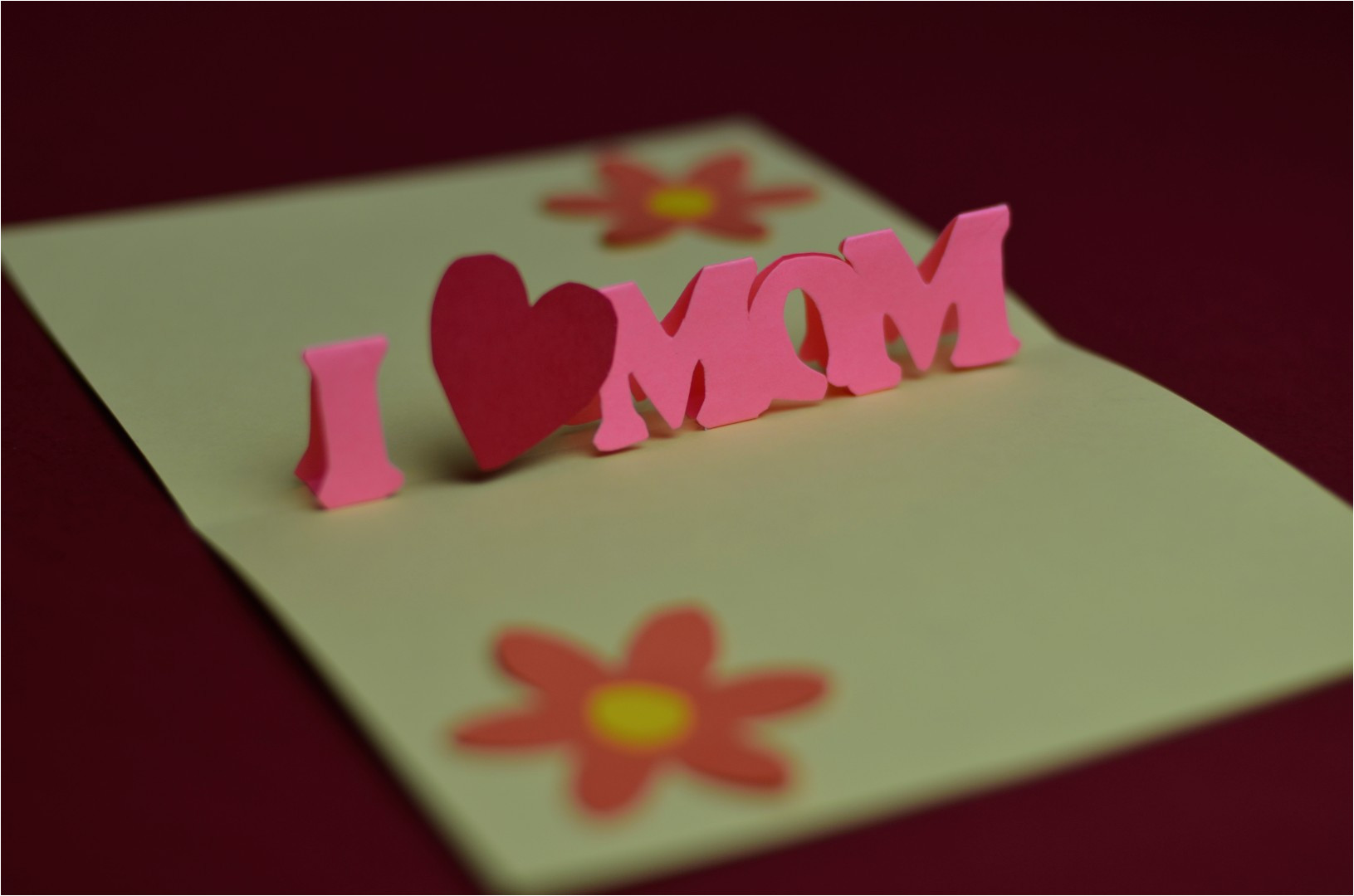simple free mothers day pop up card template tutorial