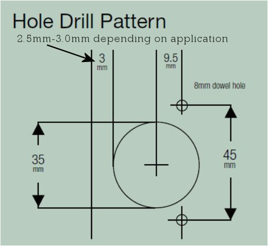 Cup Hinge Template Pin by Jeff Harmed On European Hinge Jig Pinterest