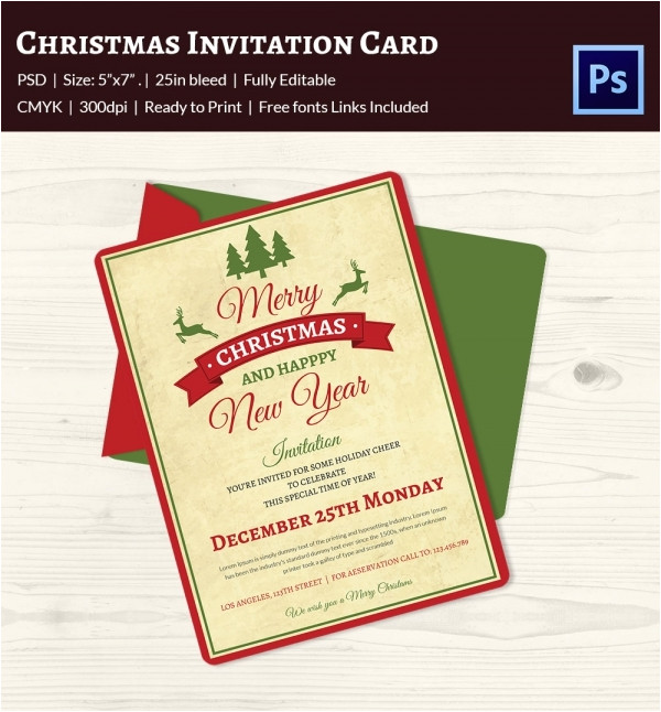 christmas invitation templates