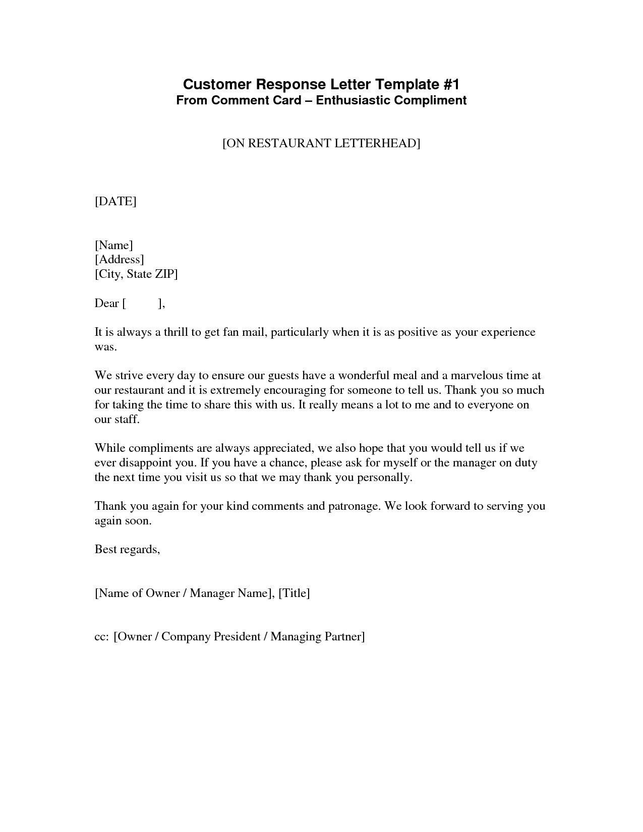 post example of a response letter 390239