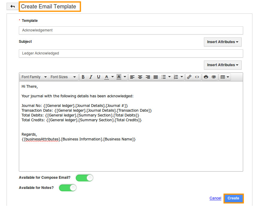 Customized Email Templates How Do I Customize Email Templates In Ledger App
