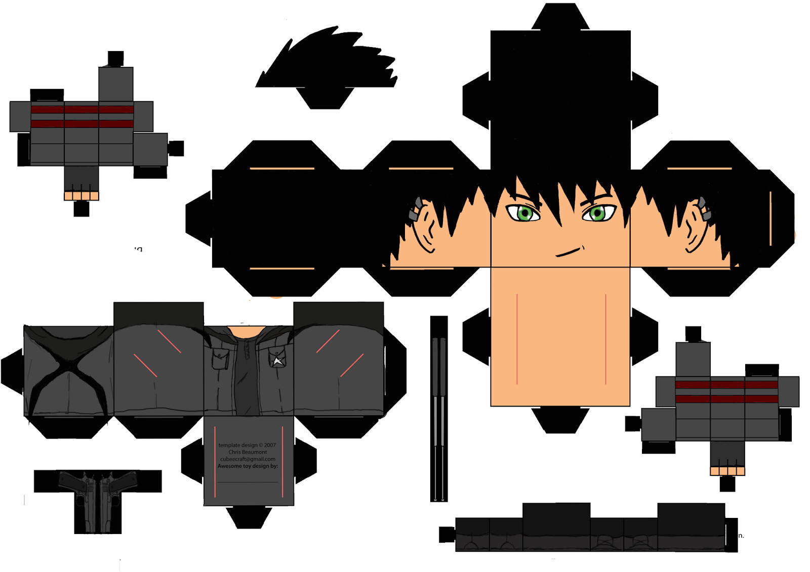 Cut Out Character Template 1 Cut Out Character Template Xeroz Ba Game Art Blog Cut Out Character
