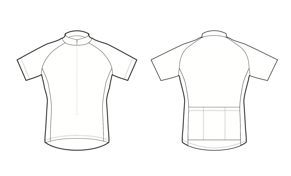 Cycling Shirt Template Cycling Jersey Design Template Illustrator Templates