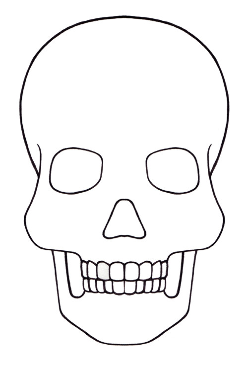 day of the dead mask printable