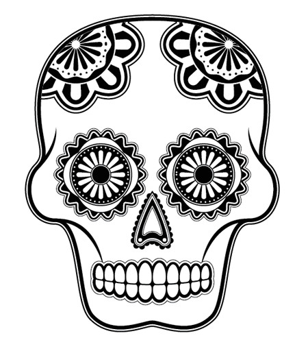 Day Of the Dead Skull Mask Template How to Create A Detailed Vector Sugar Skull Illustration
