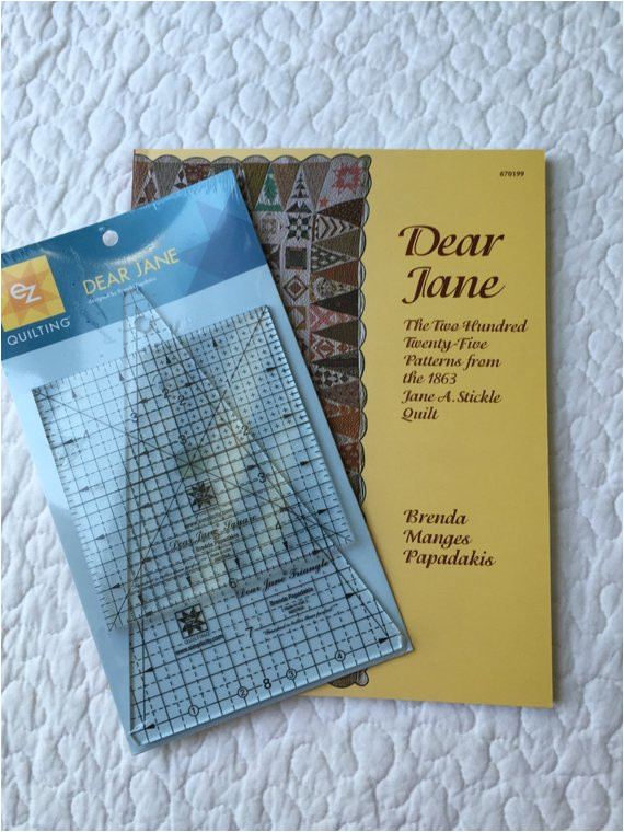 dear jane book and 2 templates set two