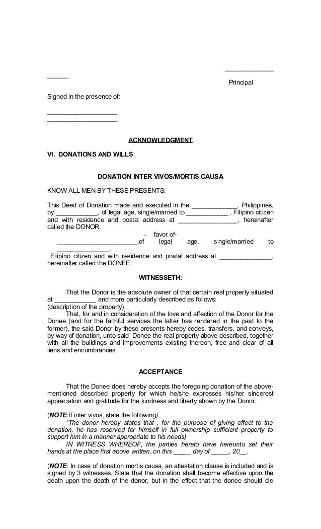 deed of conveyance sample philippines