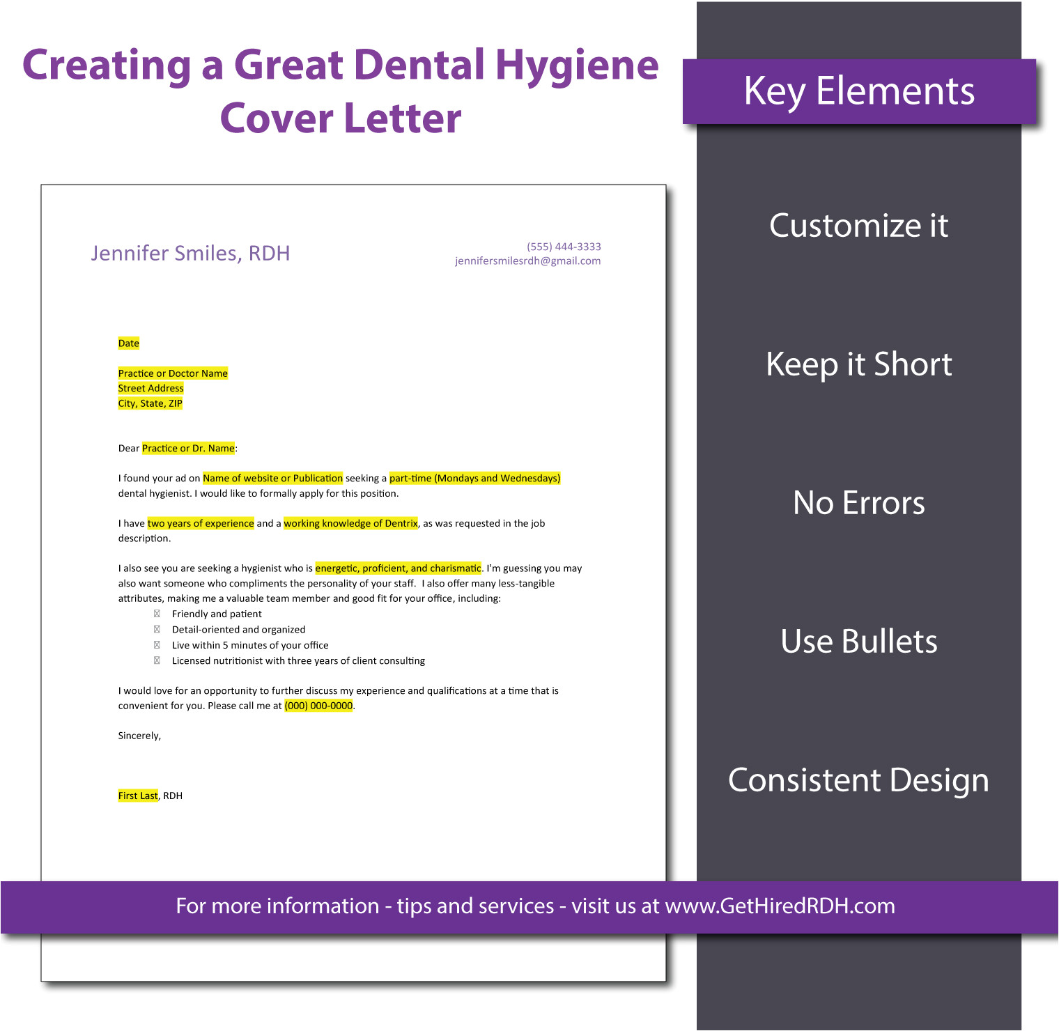 5 tips for creating a dental hygiene cover letter that gets you noticed