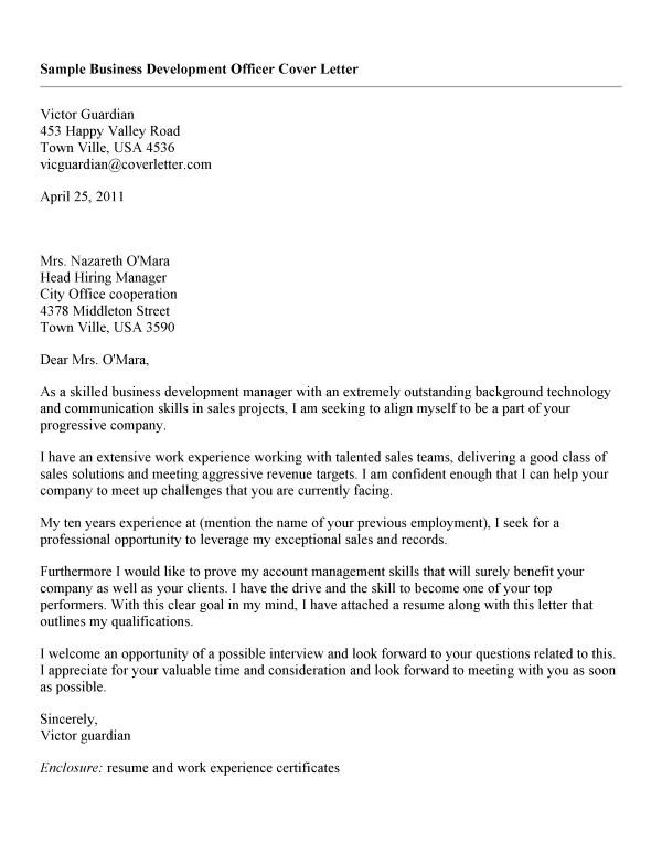 Developing A Cover Letter Best Photos Of Development Officer Cover Letter Examples