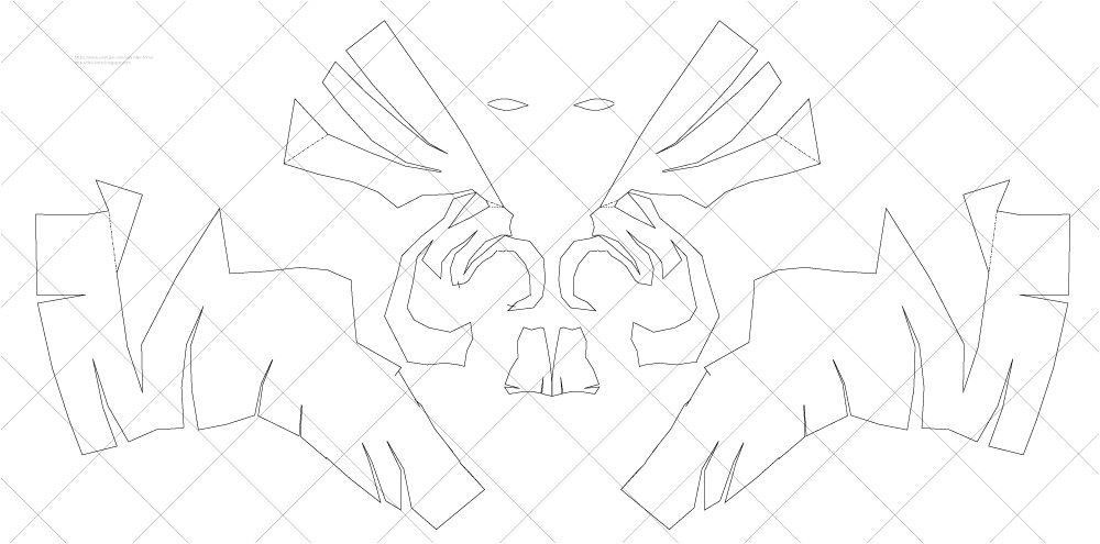 cardboard batman mask template