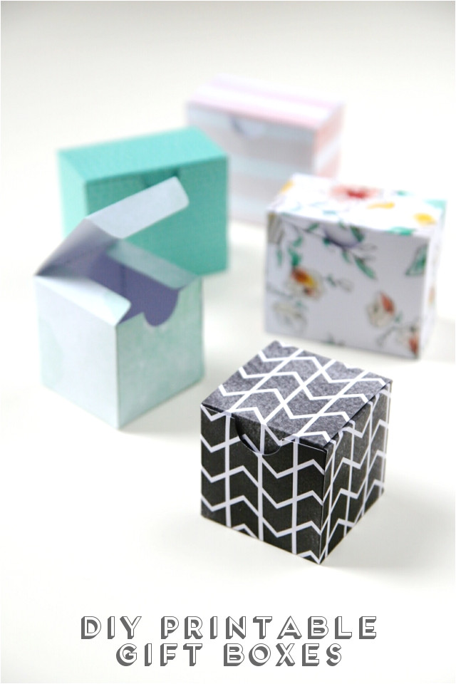 Diy Favor Boxes Templates Printable Diy Gift Boxes Gathering Beauty
