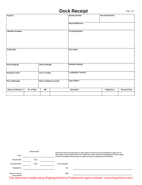 download bill of lading forms