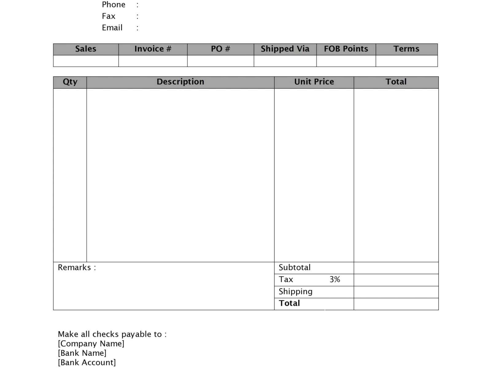 free invoice template google docs also best create a template google