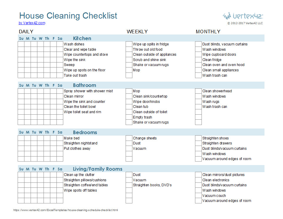 Domestic Cleaning Schedule Template 1 Domestic Cleaning Schedule Template Cleaning Schedule Template Printable House Cleaning