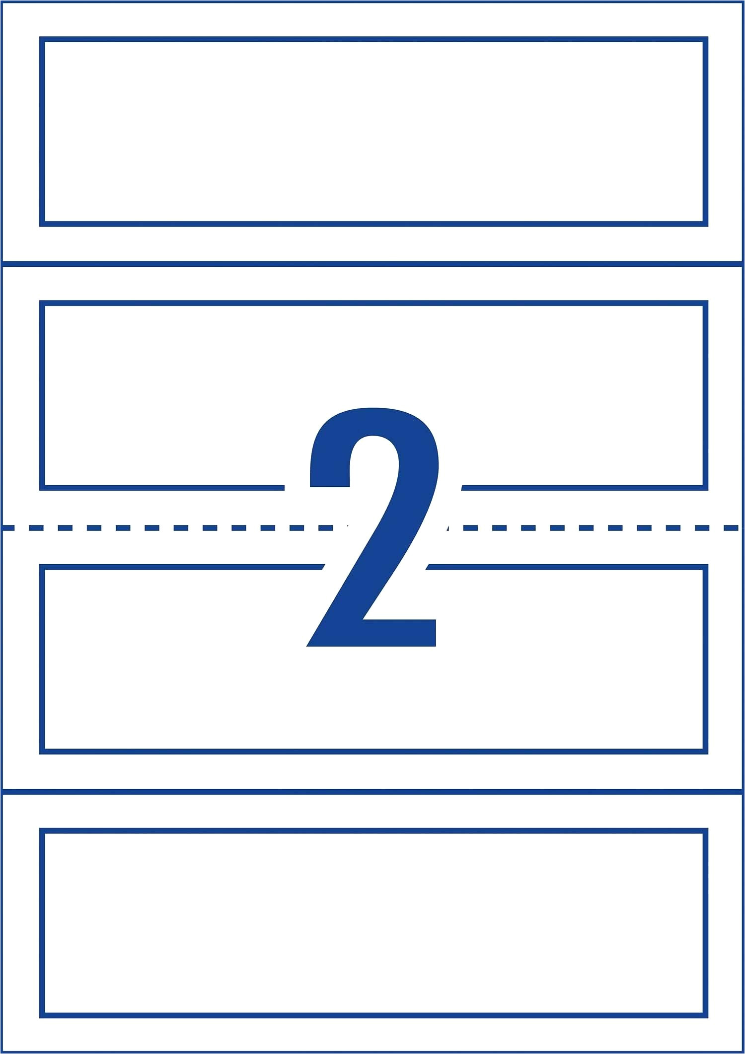 double sided place card template