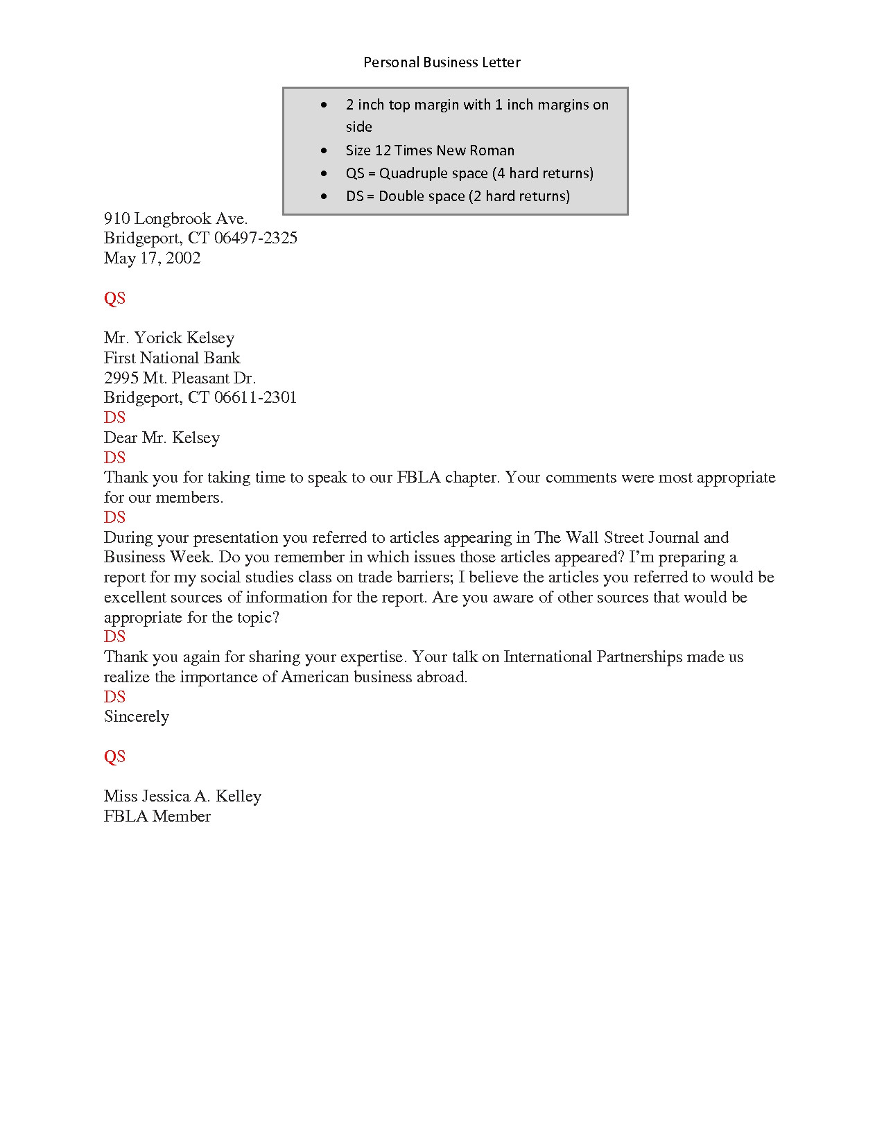 Double Space Cover Letter is A Business Letter Double Spaced the Letter Sample