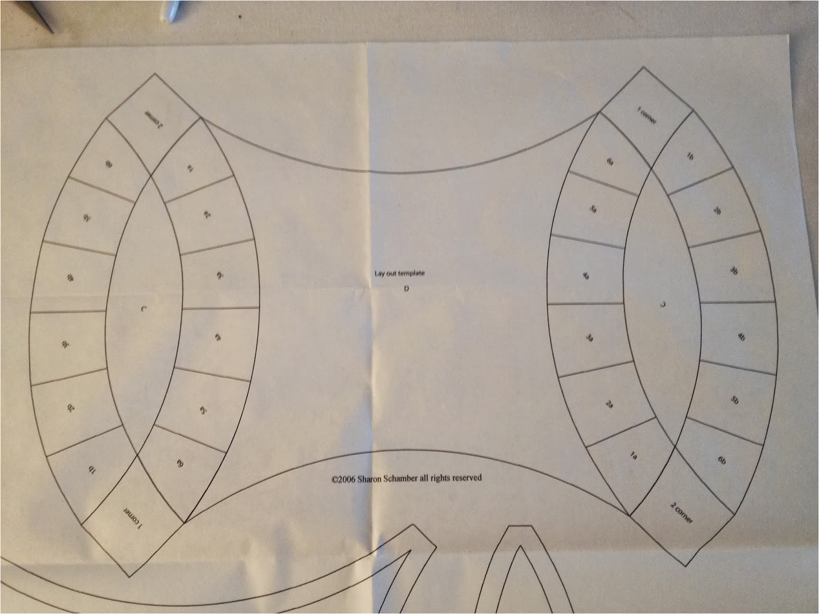 35883395 double wedding ring quilt along preparing the templates