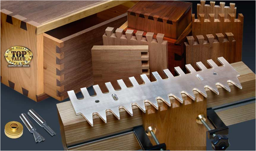 dovetail pins and tails