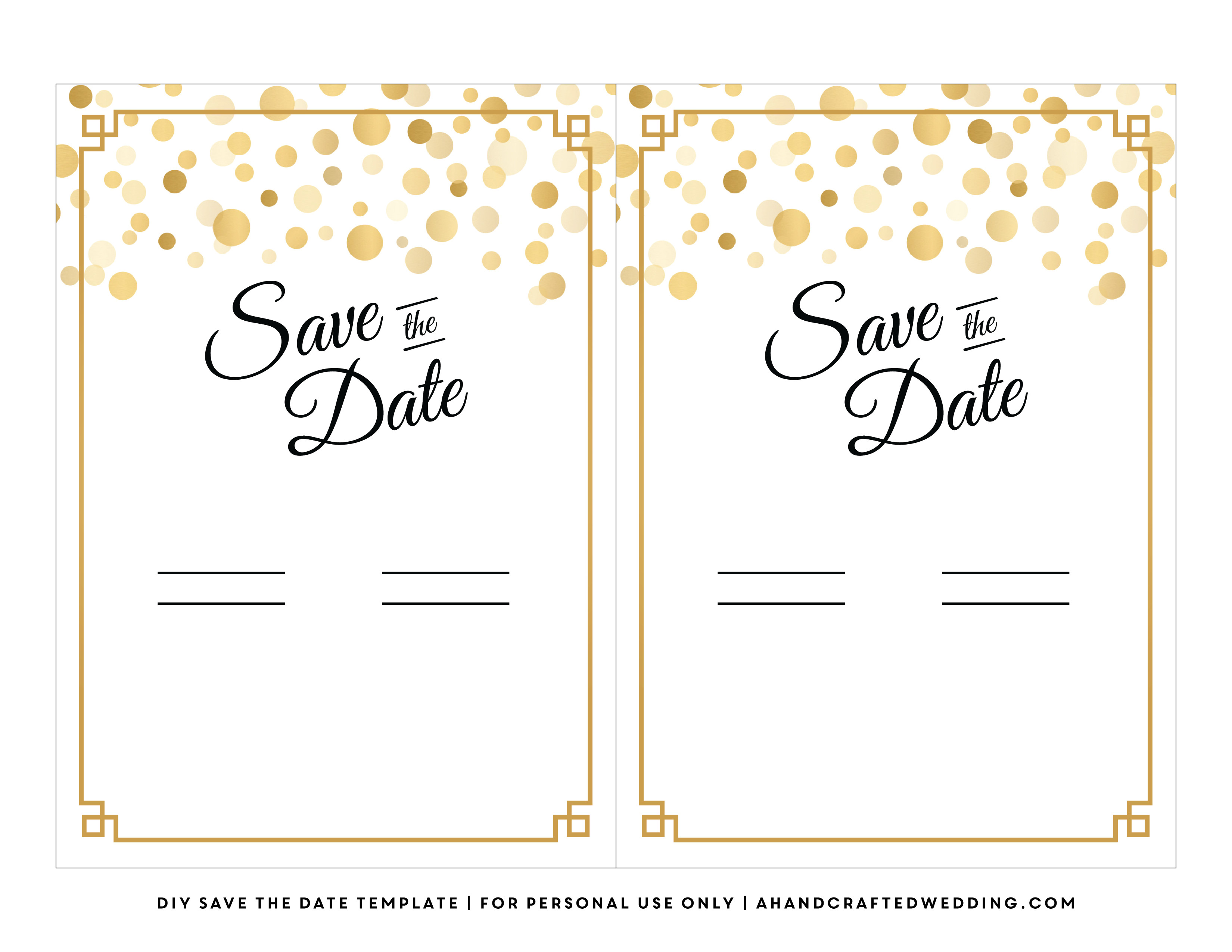 post diy save the date template 372788