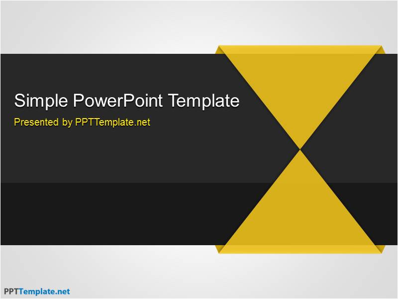 free simple ppt template