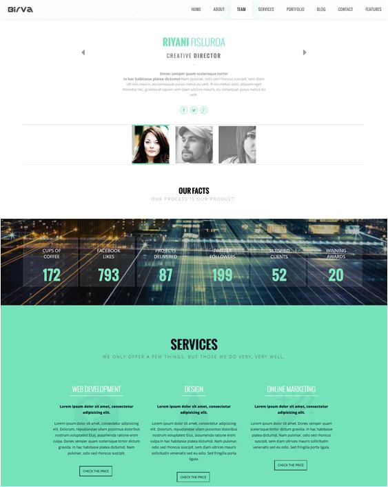 8 more of the best one page drupal themes
