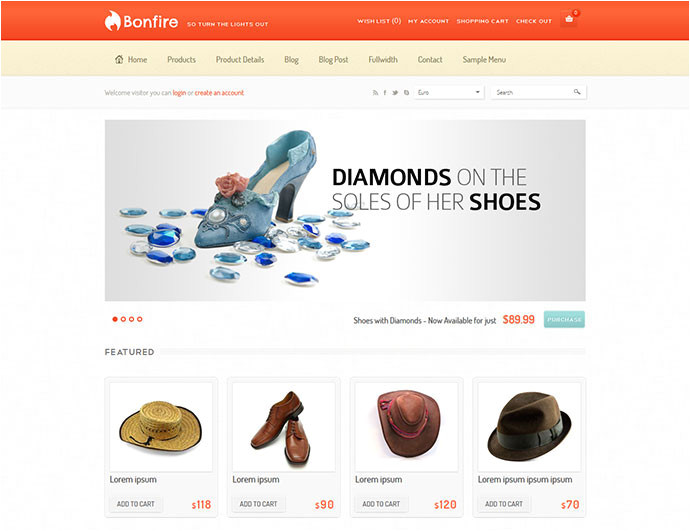 best e commerce website templates