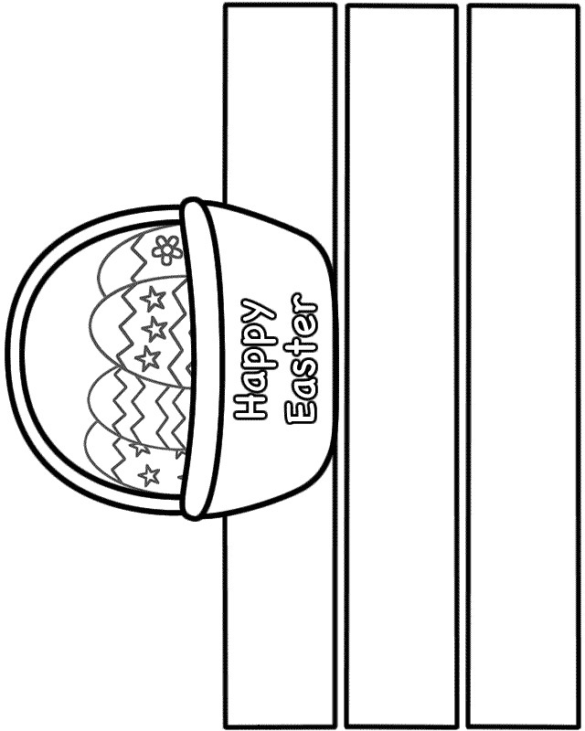 easter hat template printable