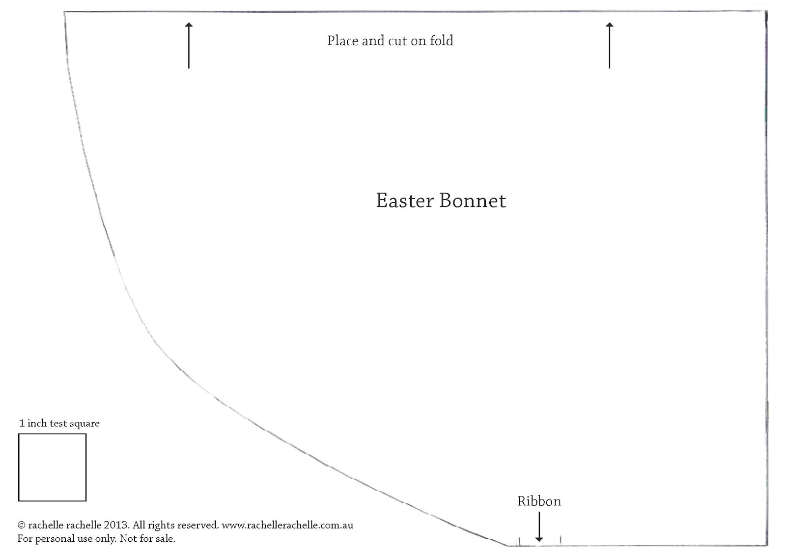 Easter Bonnets Templates Rachelle Rachelle Easy Diy Easter Bonnet