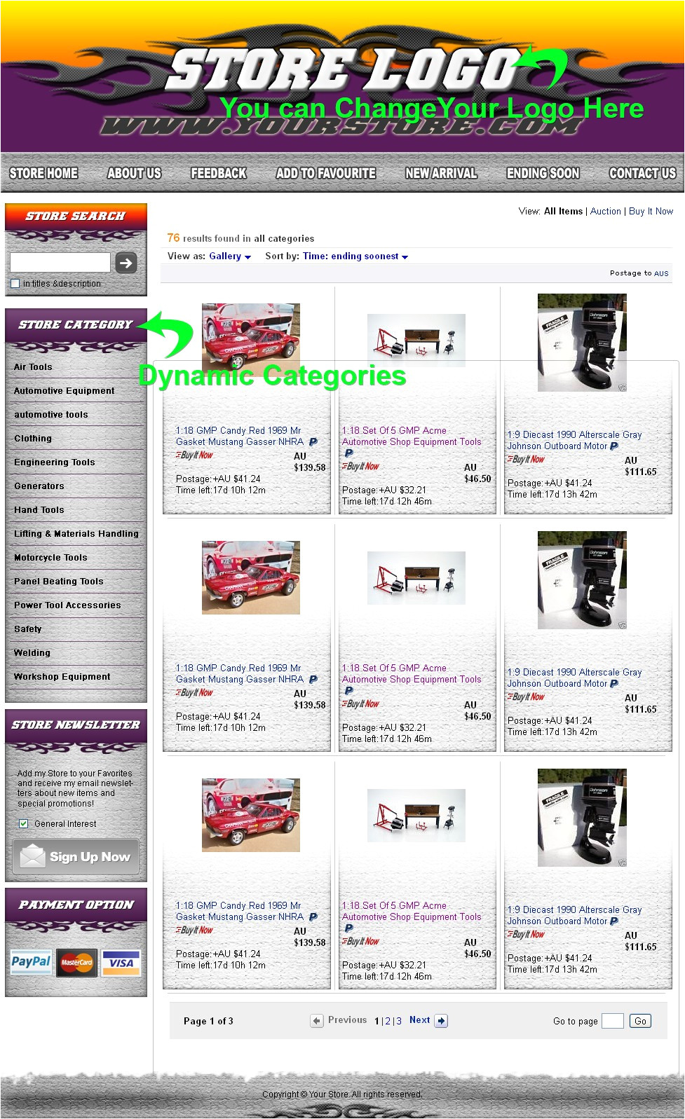 ebay listing template generator