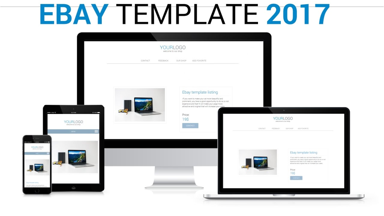 ebay product listing template