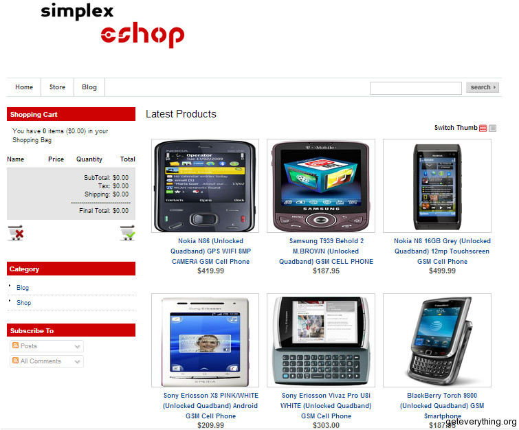 top 5 ecommerce blogger templates of the year 2012