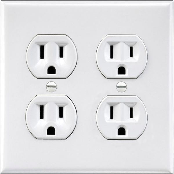 prank double outlet sticker