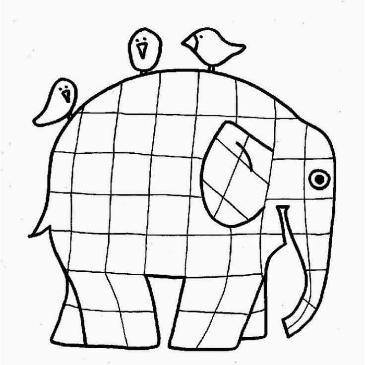 e is for elephant preschool craft