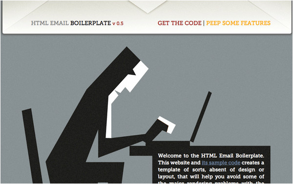 say hello to the html email boilerplate webdesign 5143