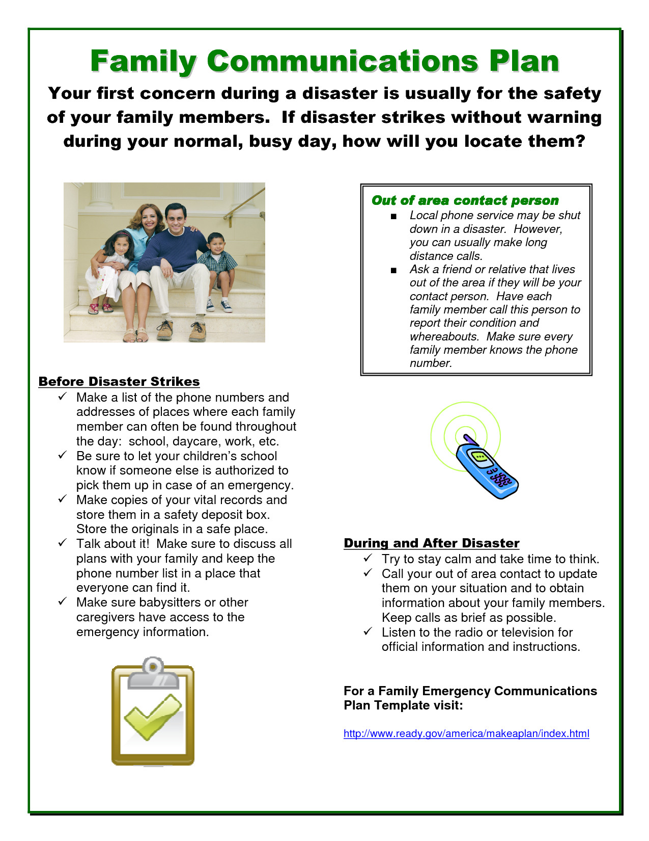 Emergency Communications Plan Template 8 Best Images Of Caring Pamphlet Template Printable