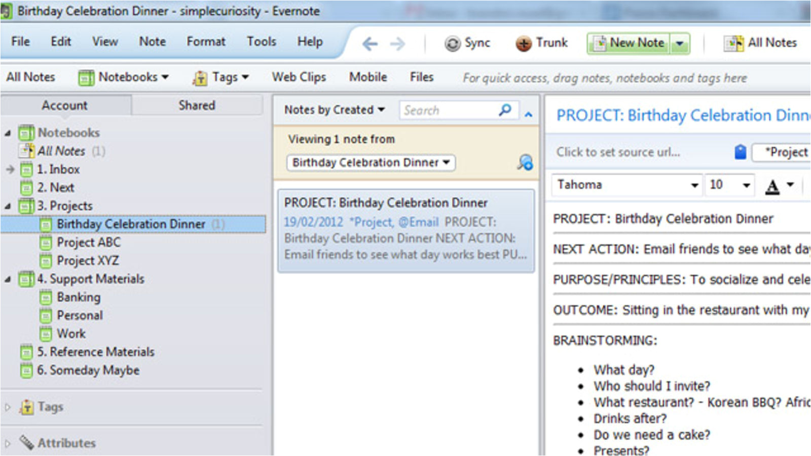 Evernote Templates Download Get Things Done with Evernote Using Gtd Templates