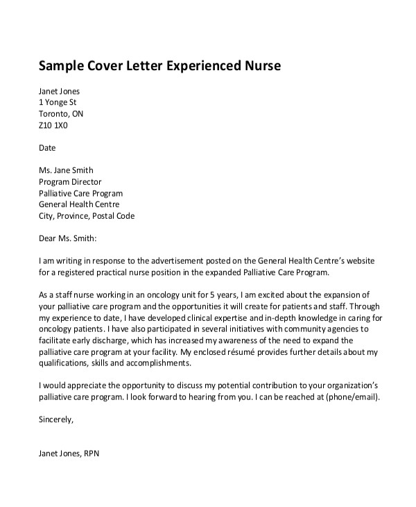 cover letter for job