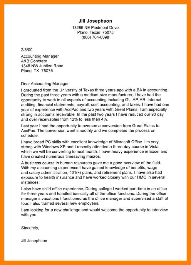 strong cover letter examples