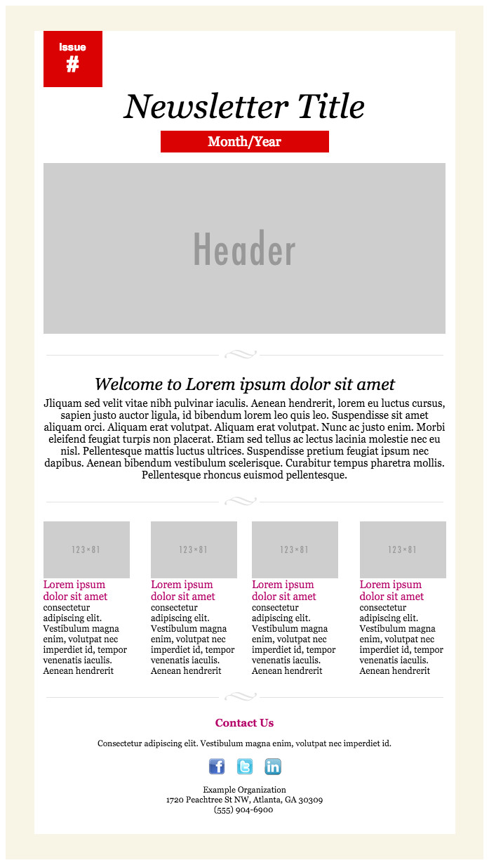 Exchange Email Templates Email Templates Hannon Hill