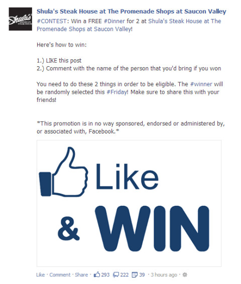 Facebook Photo Contest Rules Template New Facebook Contest and Promotion Rules What Marketers