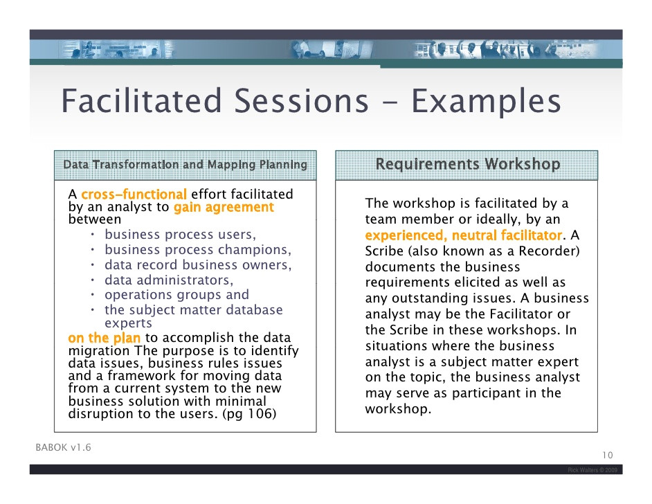 20090219 iiba facilitation skills for business analysis