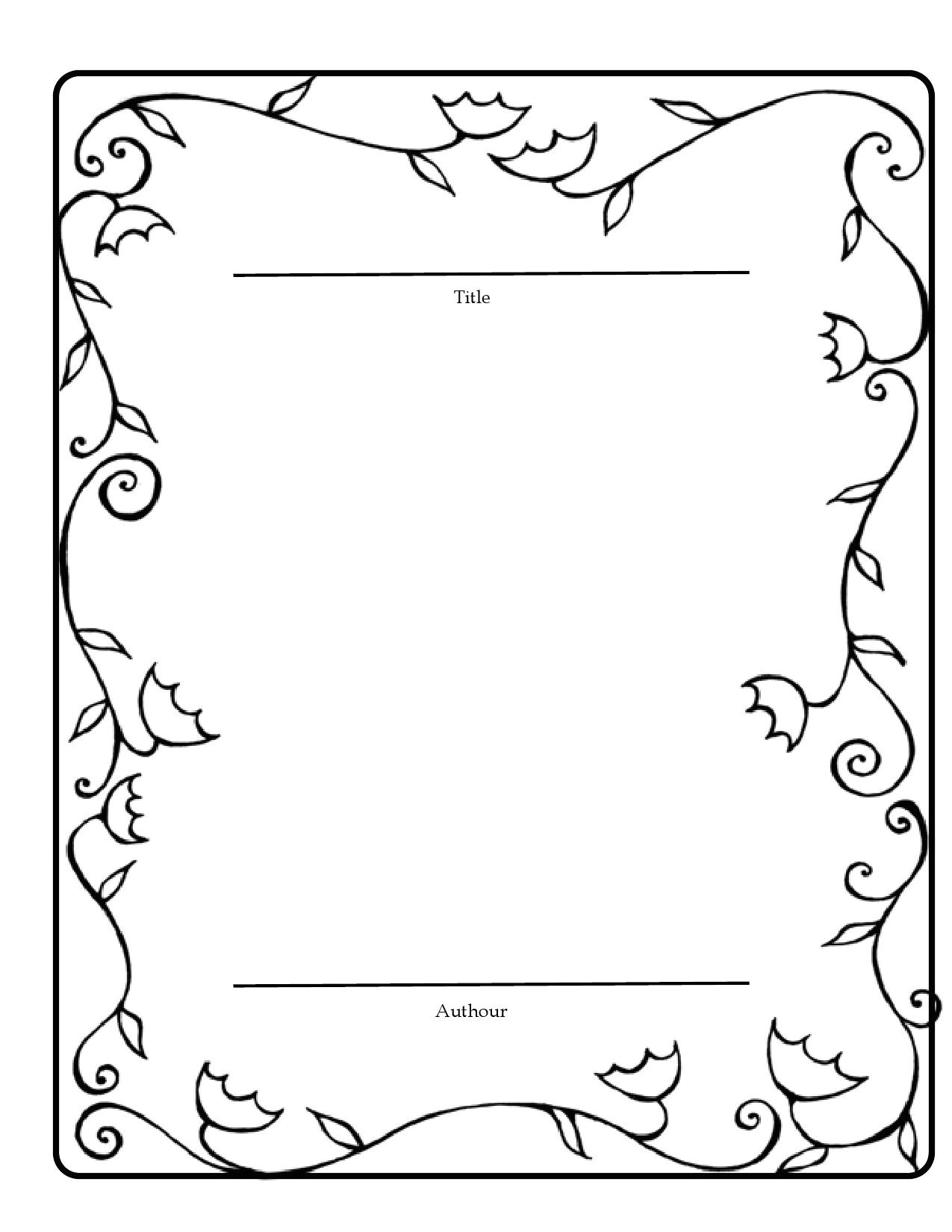 p fairy tale book layout template 216522