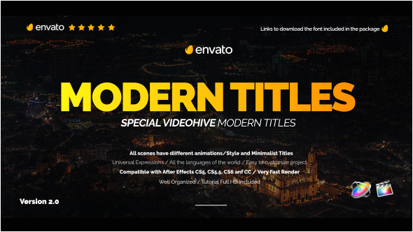 modern promo titles pack for fcpx download videohive 20587062