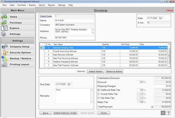 Filemaker Purchase order Template order Template Filemaker
